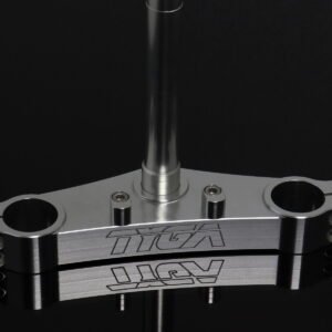 Lower Triple Clamp, CNC Silver, Suzuki SV650