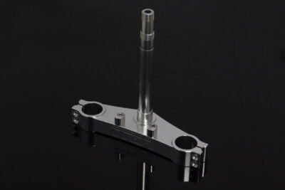 Lower Triple Clamp, CNC Silver, Suzuki SV650