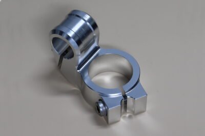 Handlebar Clamp, Left, Silver, CBR250R/300R