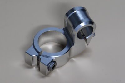 Handlebar Clamp, Right, Silver, CBR250R/300R