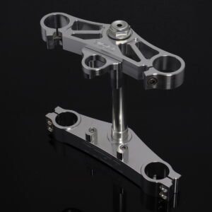 Triple Clamp Set, CNC Silver, Suzuki SV650
