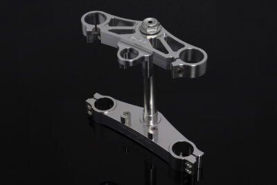 Triple Clamp Set, CNC Silver, Suzuki SV650
