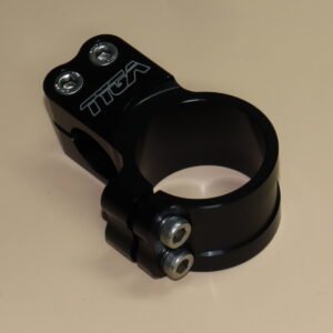 Handlebar Clamp, Left, Black, 48 mm.