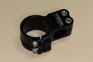 Handlebar Clamp, Right, Black, 48 mm.