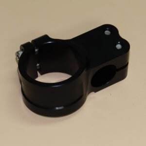 Handlebar Clamp, Right, Black, 48 mm.