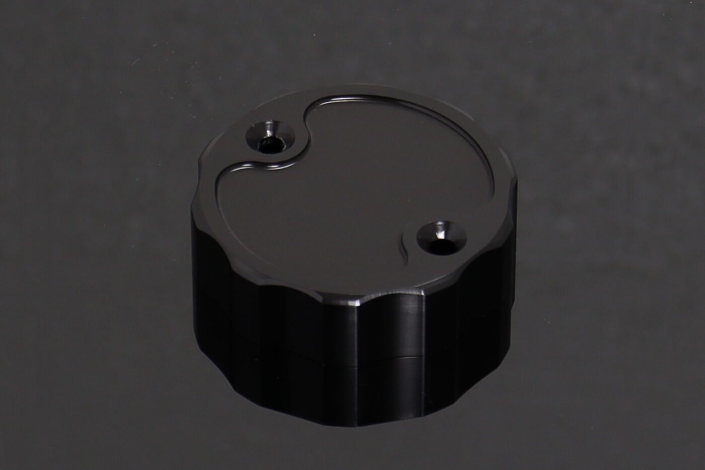 Brake Reservoir Cap, CNC, Black, Nissin