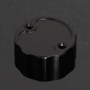 Brake Reservoir Cap, CNC, Black, Nissin