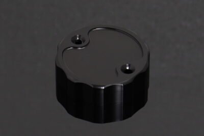 Brake Reservoir Cap, CNC, Black, Nissin