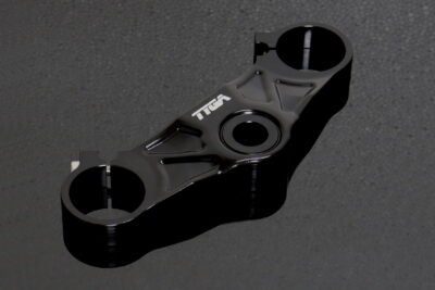 Top Triple Clamp, CNC Black, Aprilia RS250