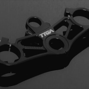 Top Triple Clamp Set, CNC Black, Honda SP2