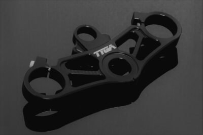 Top Triple Clamp Set, CNC Black, Honda SP2