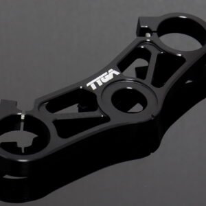 Top Triple Clamp Set, CNC Black, Honda SP2
