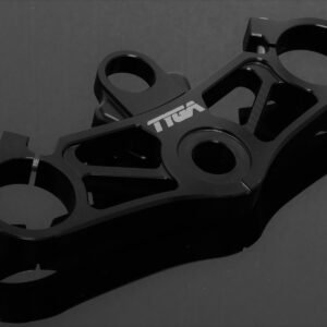 Top Triple Clamp Set, CNC Black, Honda SP1