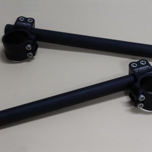 Handlebar Set, Racing, Black, 41 mm.