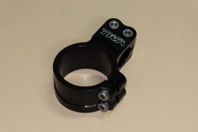 Handlebar Clamp, Right, Black, 41 mm.