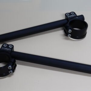 Handlebar Set, Racing, Black, 50 mm.