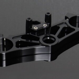 Top Triple Clamp Set, CNC Black, Suzuki SV650