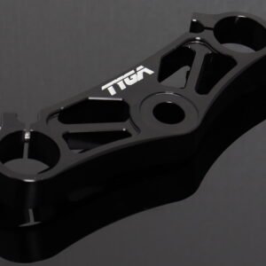 Top Triple Clamp Set, CNC Black, Suzuki SV650