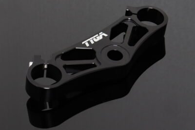 Top Triple Clamp, CNC Black, Suzuki SV650