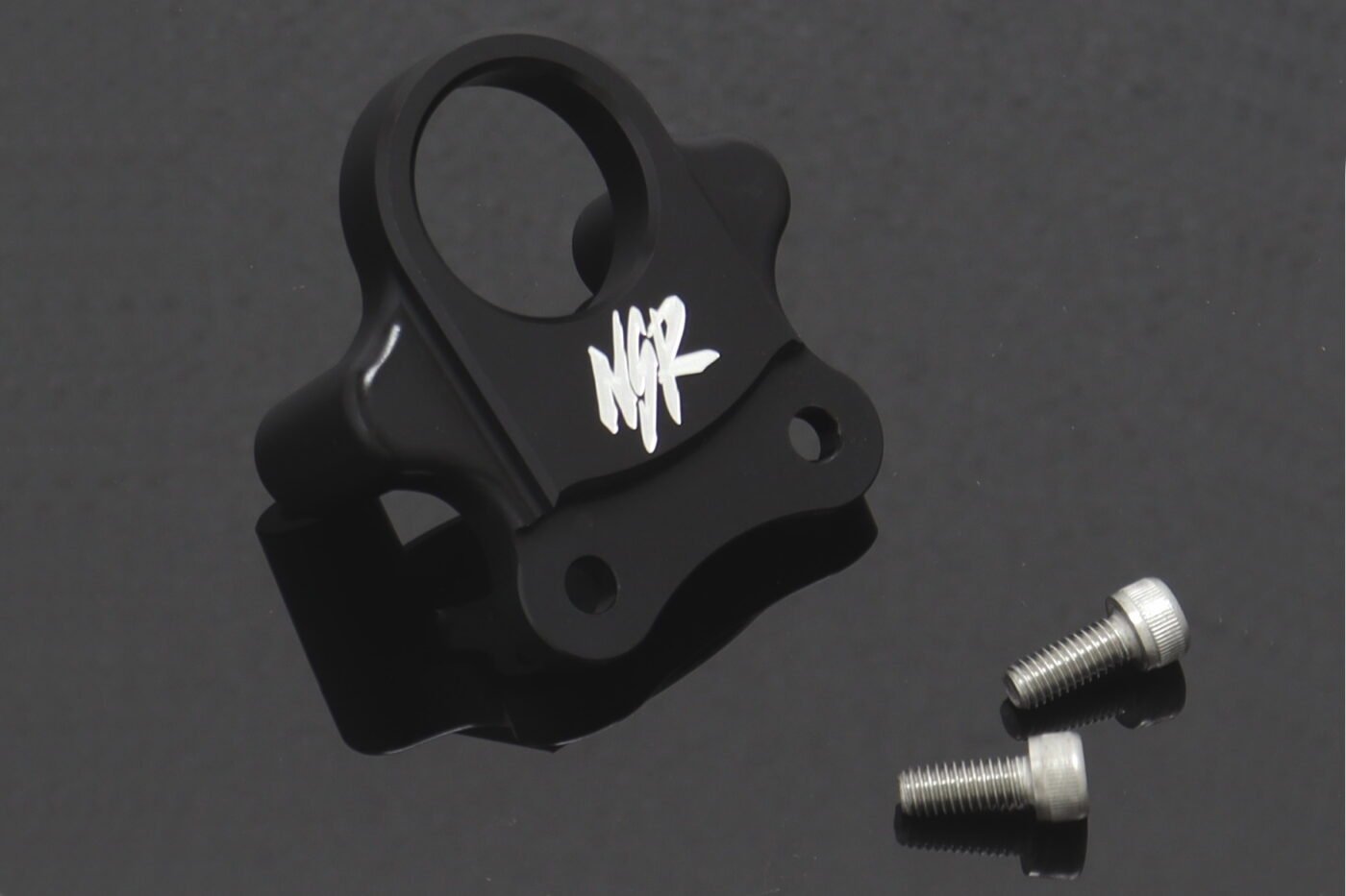 Ignition Switch Holder, CNC Black, NSR250, MC21