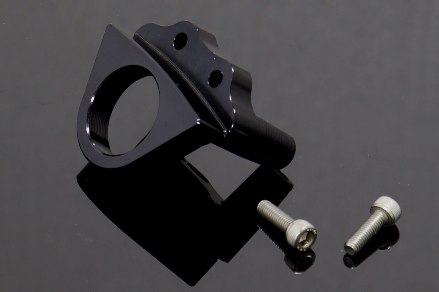 Ignition Switch Holder, CNC Black, Suzuki RGV250 VJ23