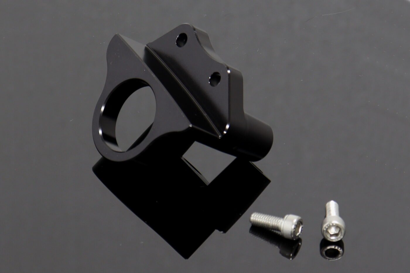 Ignition Switch Holder, CNC Black, Suzuki SV650