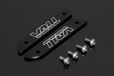 Set, Mirror Blanking Plates, L&R, CNC Black, KTM RC Series