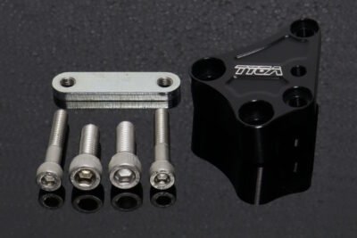 Bracket, Front Brake, 40 mm Brembo Conversion, Black, Kawasaki Ninja 400/500