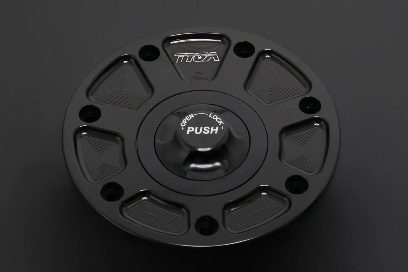 Tank Filler Cap, Keyless, Racing Type, KTM, 7 Hole (Rear Filler Hole Type)