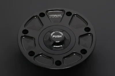 Tank Filler Cap, Keyless, Racing Type, KTM, 7 Hole (Rear Filler Hole Type)