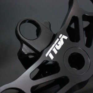Triple Clamp Set, CNC Black, NC35 Forks to fit CBR250RR MC22