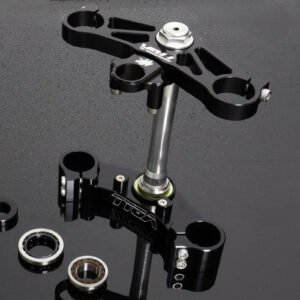 Triple Clamp Set, CNC Black, NSR250, MC18, 1988/89
