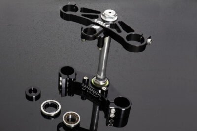 Triple Clamp Set, CNC Black, NSR250, MC18, 1988/89