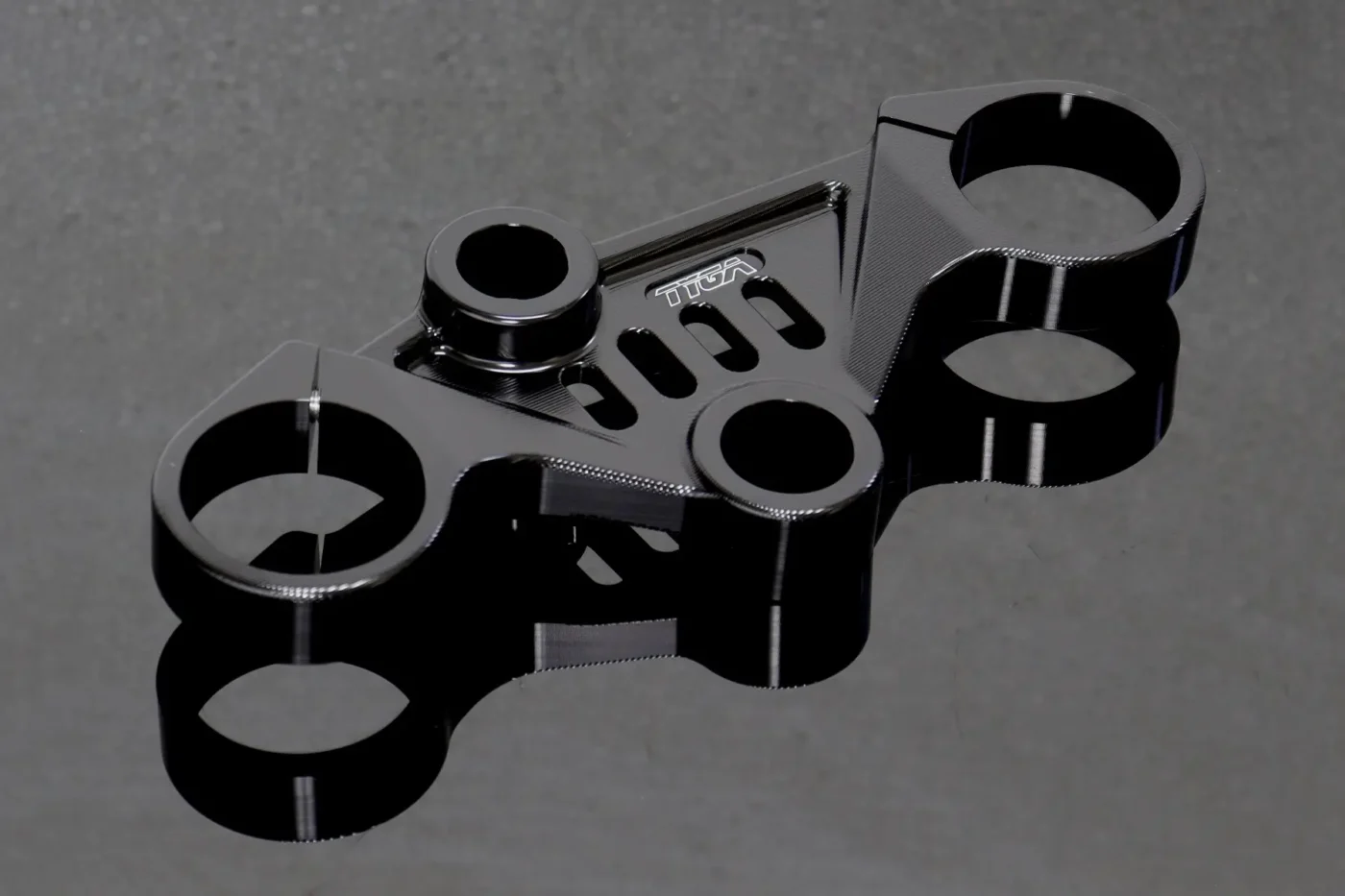 Top Triple Clamp, CNC Black, KTM RC Series (2022-2024)