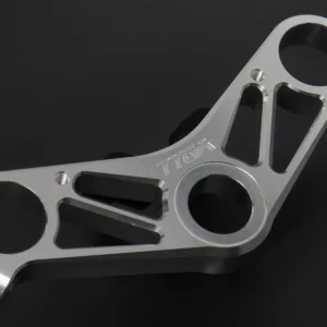 Top Triple Clamp Set, CNC Silver, Ninja 150SS/Victor150