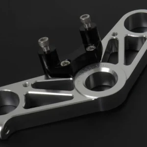Top Triple Clamp Set, CNC Silver, Ninja 150SS/Victor150