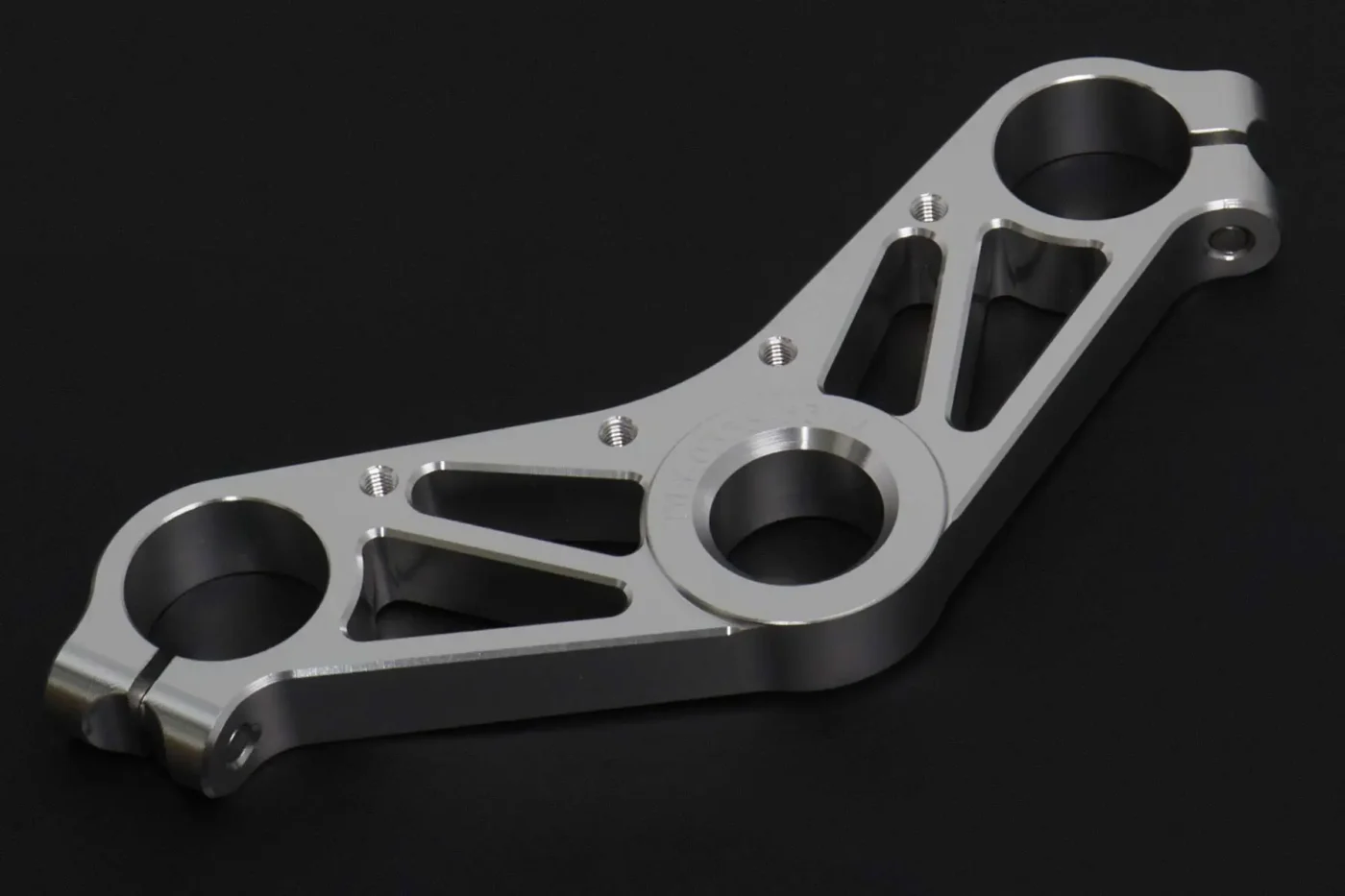 Top Triple Clamp, Race, CNC Silver, Ninja 150SS/Victor150