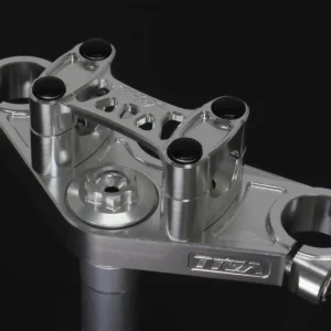 Top Triple Clamp Set, CNC Silver, Ninja150R/Victor150