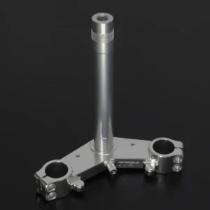 Lower Triple Clamp, CNC Silver, Ninja 150SS/Ninja 150R/Victor 150