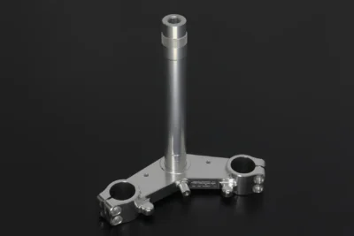 Lower Triple Clamp, CNC Silver, Ninja 150SS/Ninja 150R/Victor 150