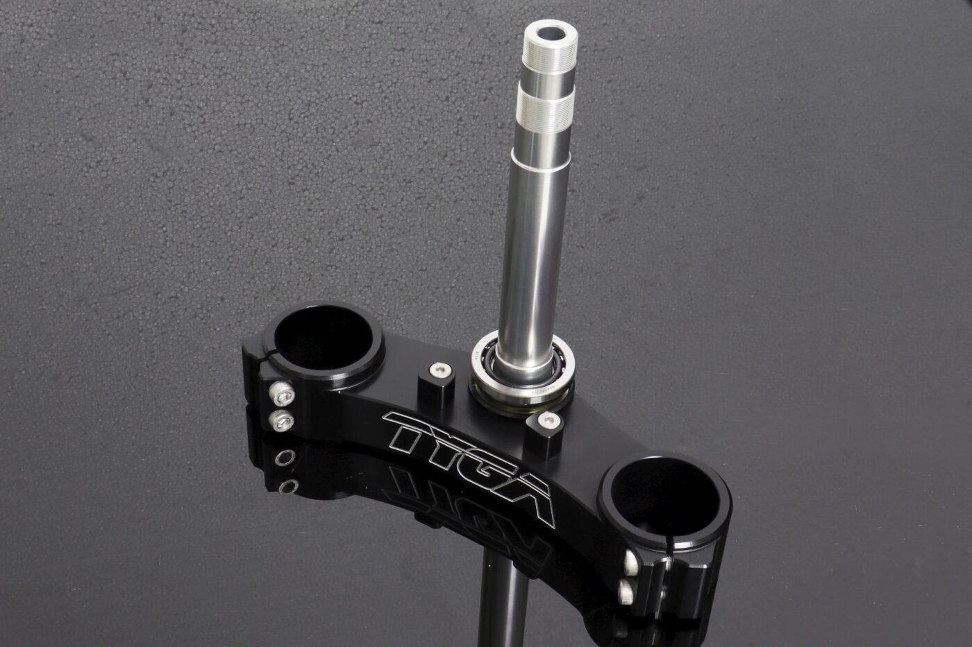 Lower Triple Clamp, CNC Black, CBR600RR Forks/NSR MC18, Shaft