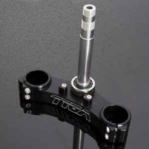 Lower Triple Clamp, CNC Black, CBR600RR Forks/NSR MC18, Shaft