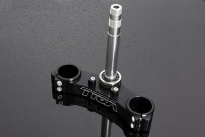 Lower Triple Clamp, CNC Black, CBR600RR Forks/NSR MC18, Shaft