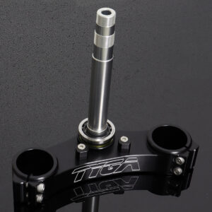 Lower Triple Clamp, CNC Black, CBR600RR Forks/NSR MC18, Shaft