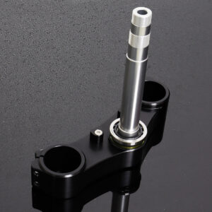 Lower Triple Clamp, CNC Black, CBR600RR Forks/NSR MC18, Shaft