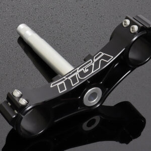Lower Triple Clamp, CNC Black, CBR600RR Forks/NSR MC18, Shaft