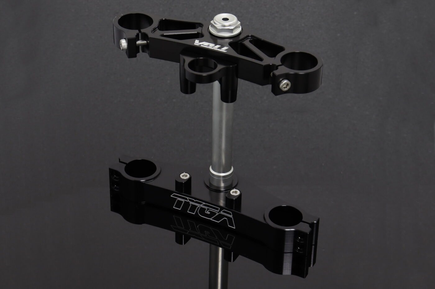 Triple Clamp Set, CNC Black, Suzuki SV650