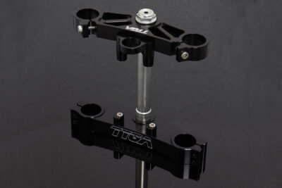 Triple Clamp Set, CNC Black, Suzuki SV650