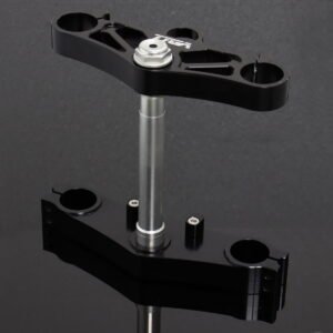 Triple Clamp Set, CNC Black, Suzuki SV650
