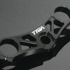 Top Triple Clamp and Handlebar Clamp Set, Black, KTM RC Series 2014-2021